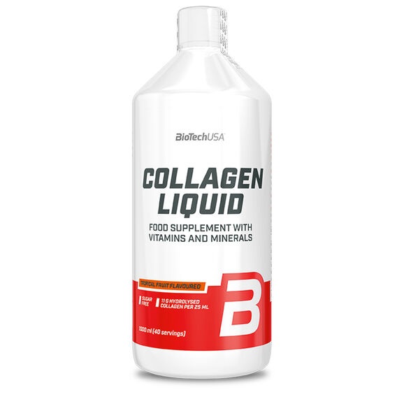 BiotechUSA Collagen Liquid 1000ml - tropické ovoce