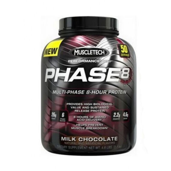 MuscleTech Phase 8 2100 g - mléčná čokoláda
