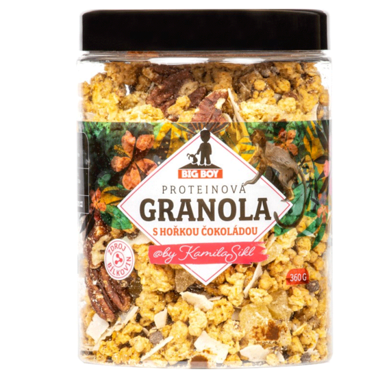 Big Boy Proteinová granola by @kamilasikl 360 g - bílá čokoláda