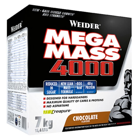 Weider Giant Mega Mass 4000 7000 g - čokoláda