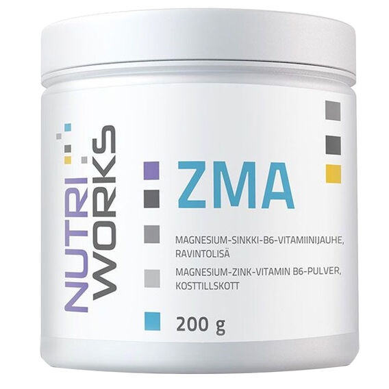 NutriWorks ZMA 200 g - bez příchutě