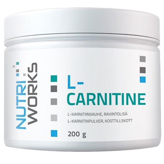 NutriWorks L-Carnitine 200 g - bez příchutě
