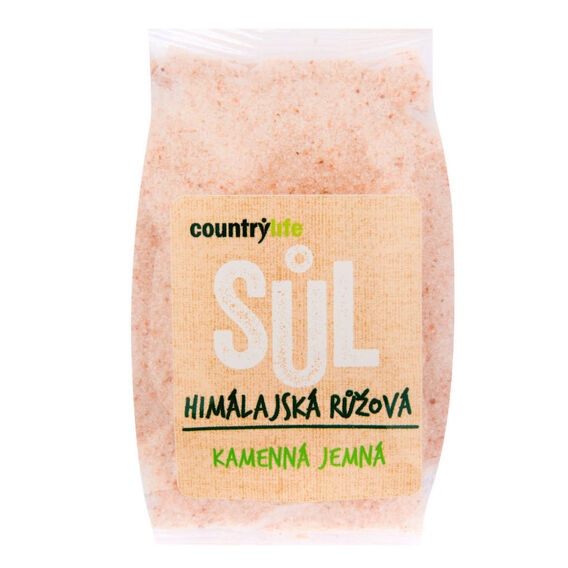 Country Life Sůl himálajská růžová jemná 500 g - bez příchutě
