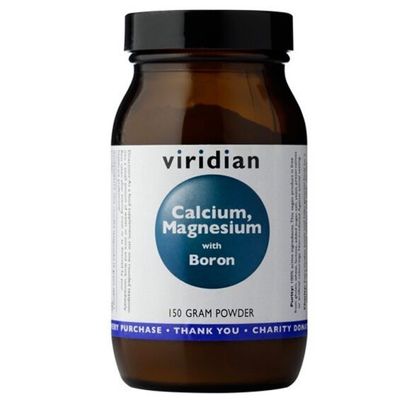 Viridian Calcium Magnesium Boron Power 150 g - bez příchutě