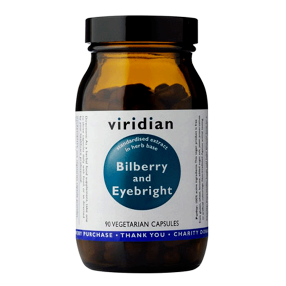Viridian Bilberry and Eyebright - 90 kapslí