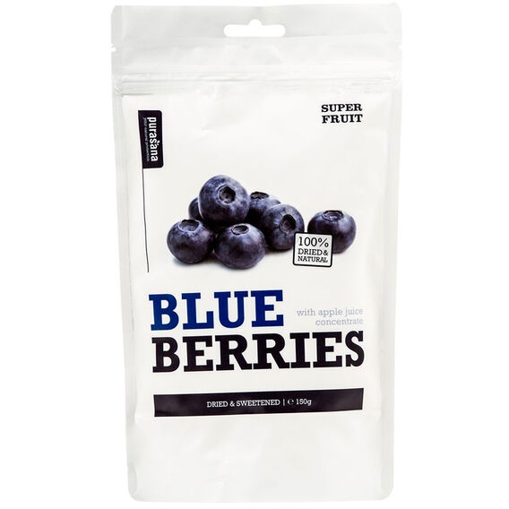 Purasana Blueberries 150 g - bez příchutě