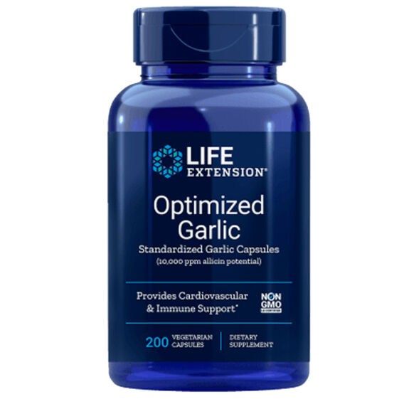 Life Extension Optimized Garlic - 200 kapslí