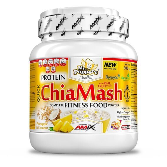 Amix Protein ChiaMash 600 g - jahoda