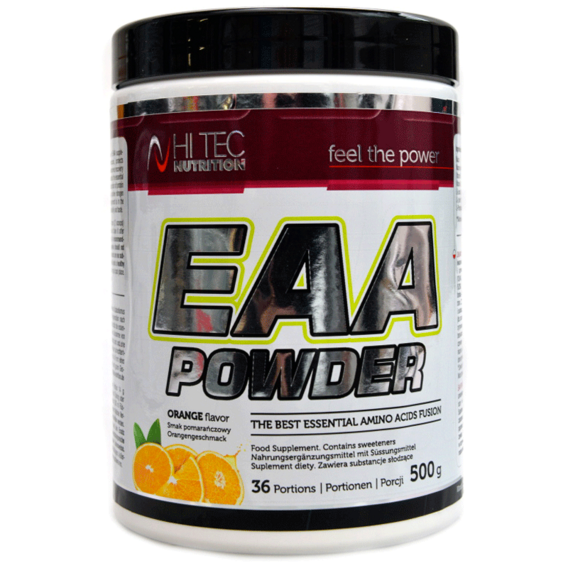 HiTec EAA powder 500 g - zelené jablko