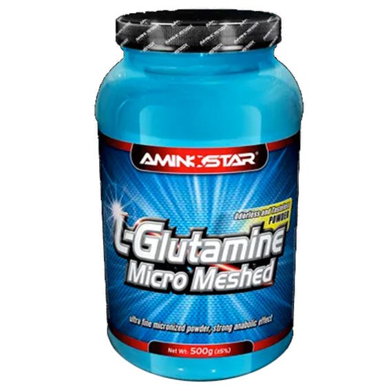 Aminostar L-Glutamine Micro meshed 1000 g - bez příchutě