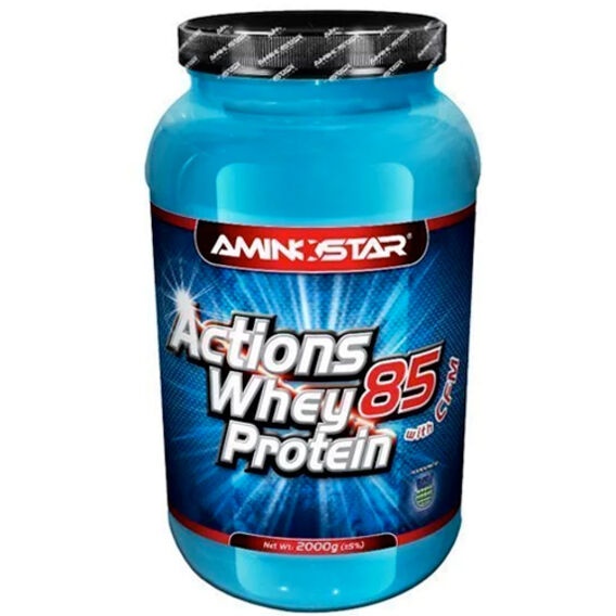 Aminostar Whey Protein Actions 85 1000 g - jahoda