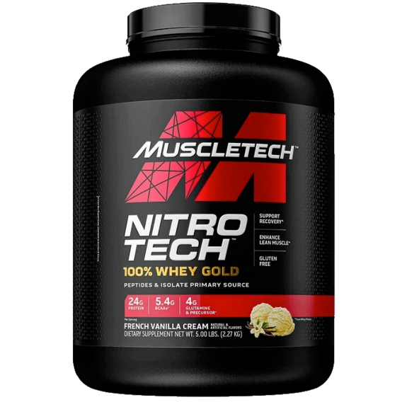 MuscleTech Nitro-Tech 100% Whey GOLD 2270 g - čokoláda