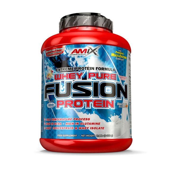 Amix Whey Pure Fusion Protein 4000 g - lesní plody