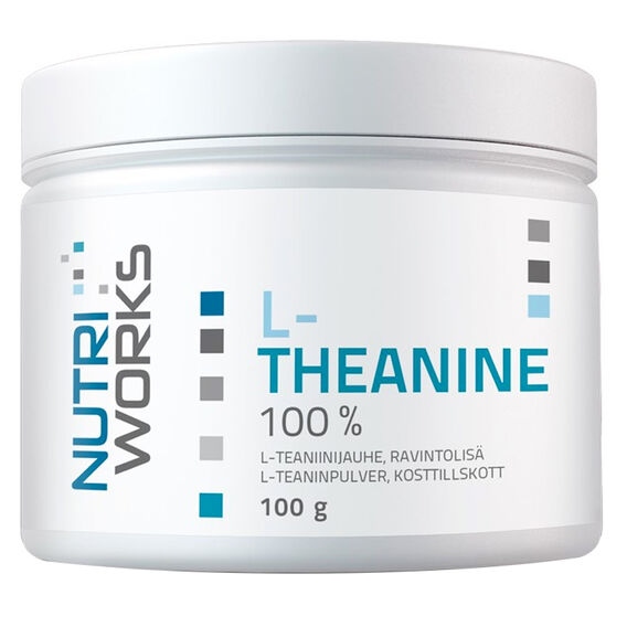 NutriWorks L-Theanine 100 g - bez příchutě