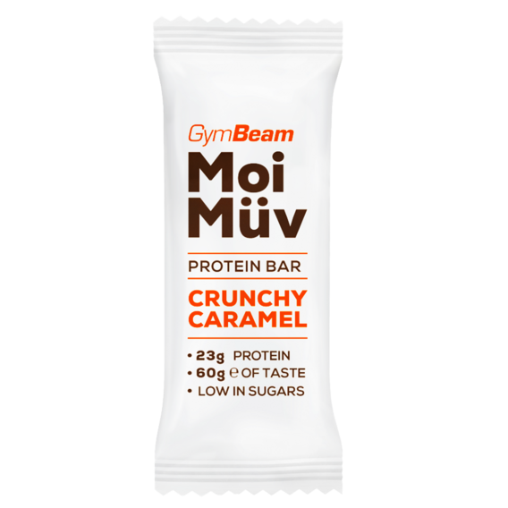 GymBeam Proteinová tyčinka MoiMüv 60 g - křupavý karamel