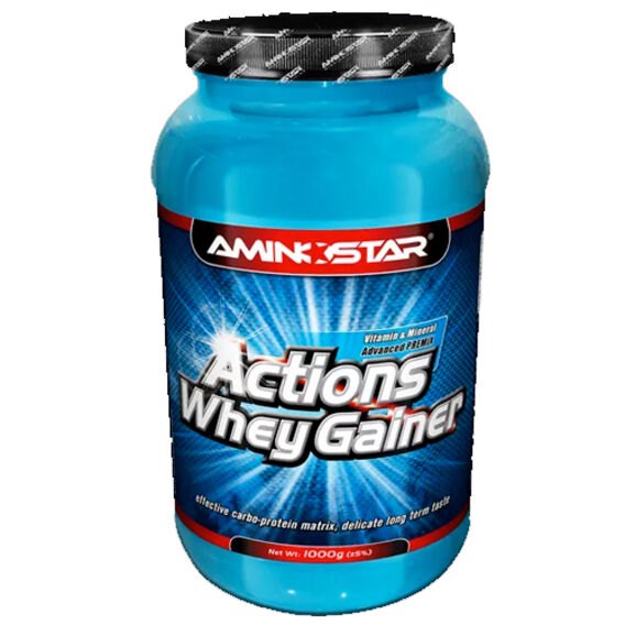 Aminostar Actions Whey Gainer 7000 g - vanilka