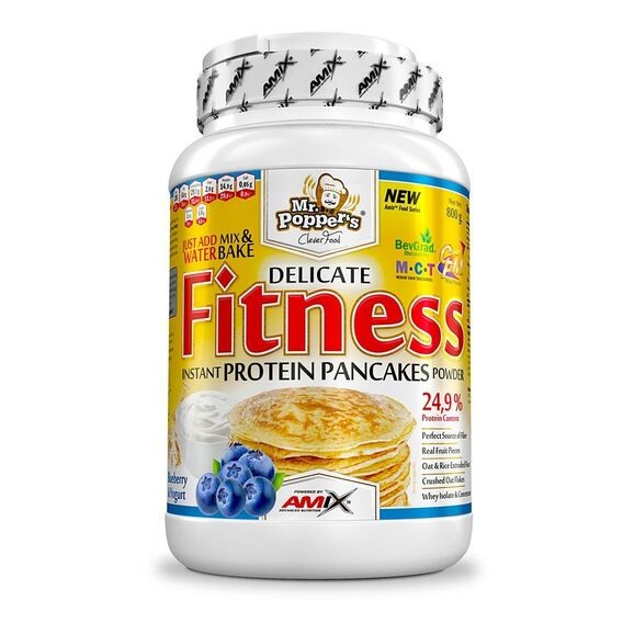 Amix Fitness Protein Pancakes 800 g - borůvka