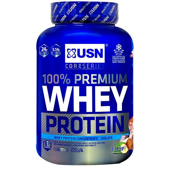USN 100% Whey Protein Premium 908 g - vanilka