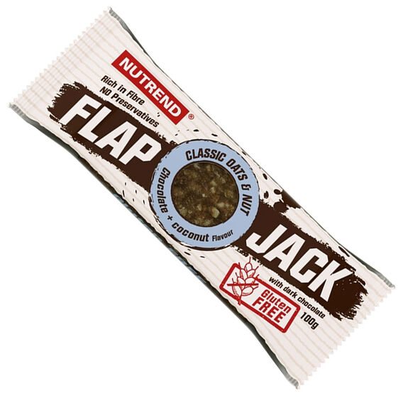 Nutrend FlapJack Gluten Free 100 g - čokoláda