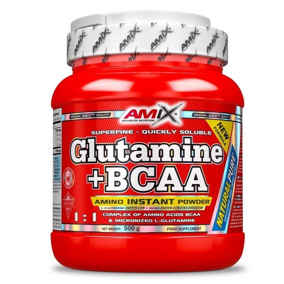 Amix Glutamine + BCAA prášek 300 g - pomeranč