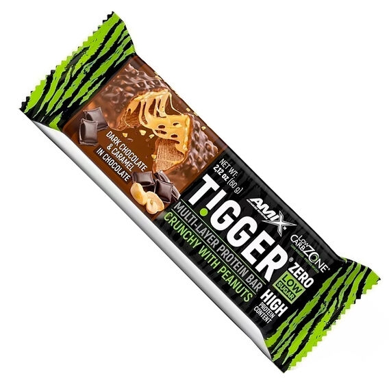 Amix Tigger Zero Bar 60 g - čokoláda