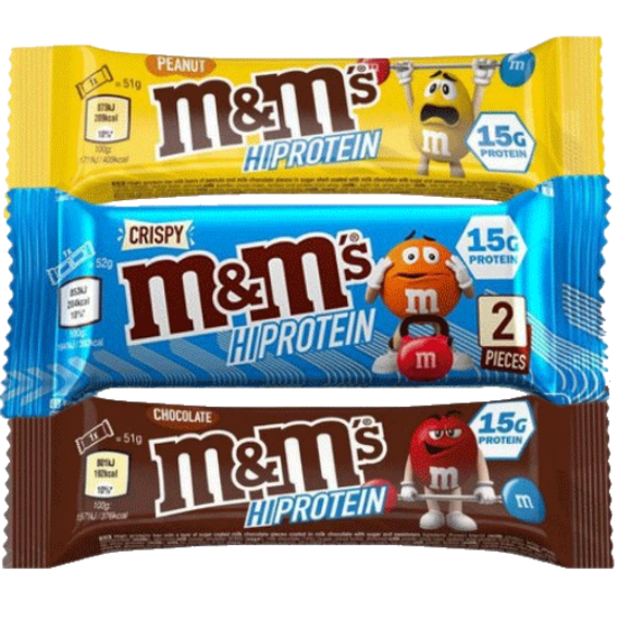 Mars M&M's HiProtein Bar 52 g - křupavá