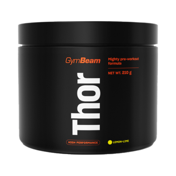 GymBeam Předtréninkový stimulant Thor 210 g - citron