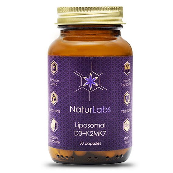 NaturLabs Liposomální Vitamín D3 + K2 - 30 kapslí