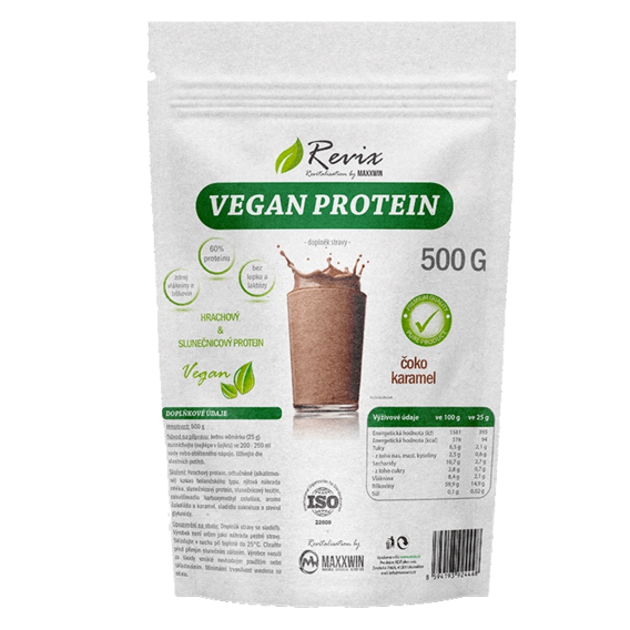 Revix Vegan protein 500 g - bez příchutě