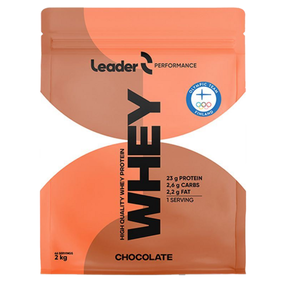 Leader Whey Protein 2000 g - čokoláda