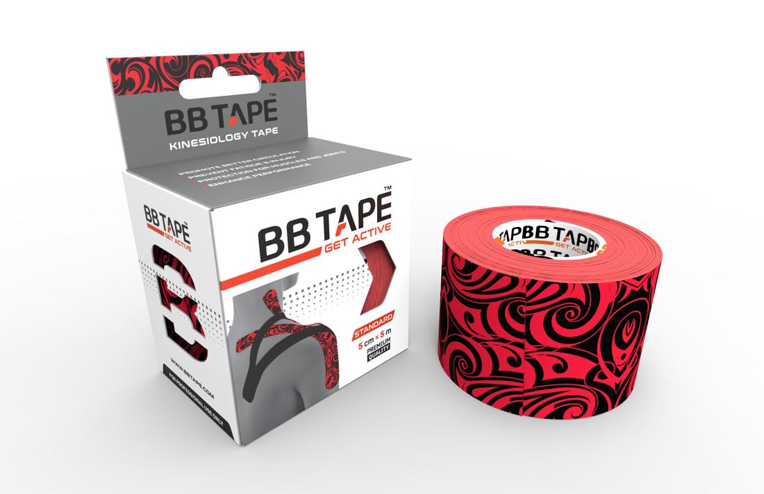 Kineziologický tejp BB Tape s designem tetování