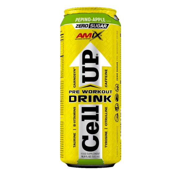 Amix CellUP PreWorkout Drink 500ml - tropické ovoce