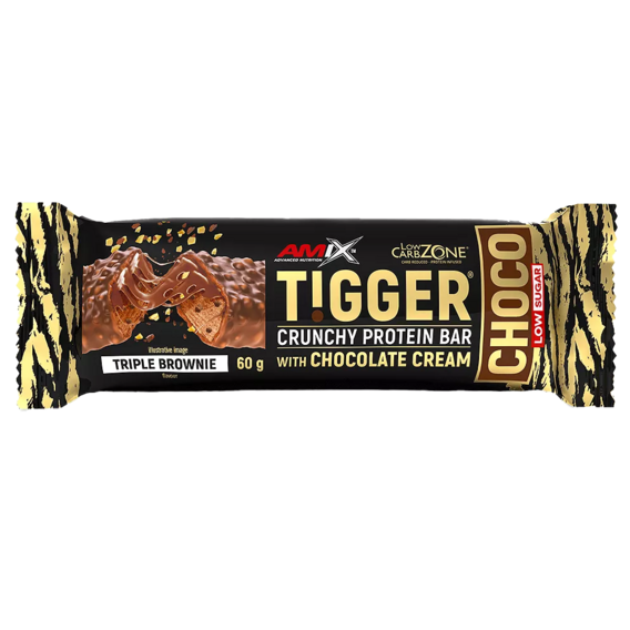 Amix Tigger Zero Choco Protein Bar 60 g - brownies