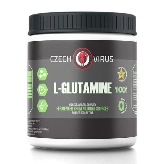 Czech Virus L-Glutamine 500 g - bez příchutě