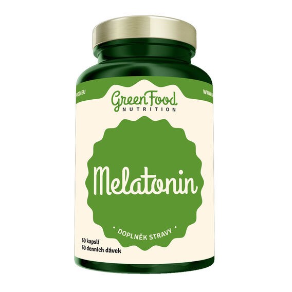 GreenFood Melatonin - 120 kapslí