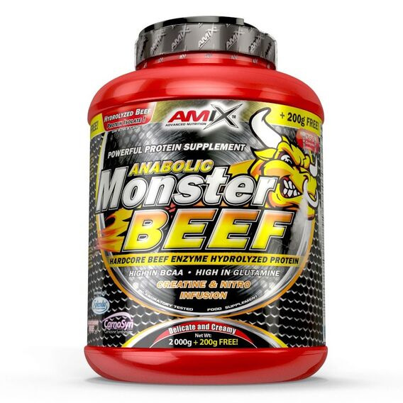 Amix Anabolic Monster Beef Protein 33 g - jahoda