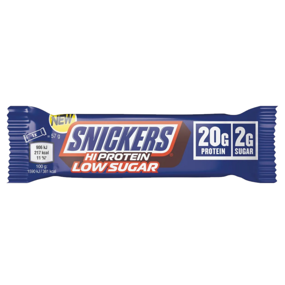 Mars Snickers Low Sugar High Protein Bar 57 g - bílá čokoláda