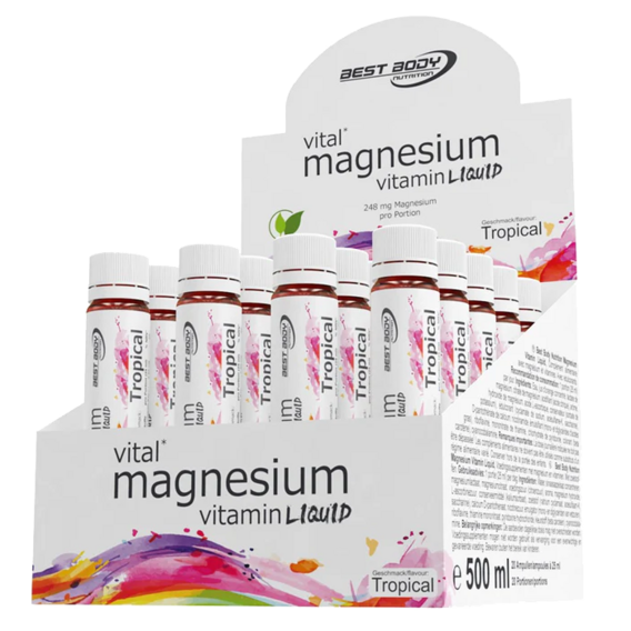 Best Body Magnesium vitamin ampoules 20 x 25 ml - tropical