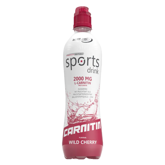 Best Body Sports drink s carnitinem RTD 500 ml - divoká višeň