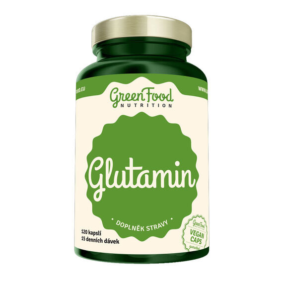 GreenFood Glutamin - 120 kapslí