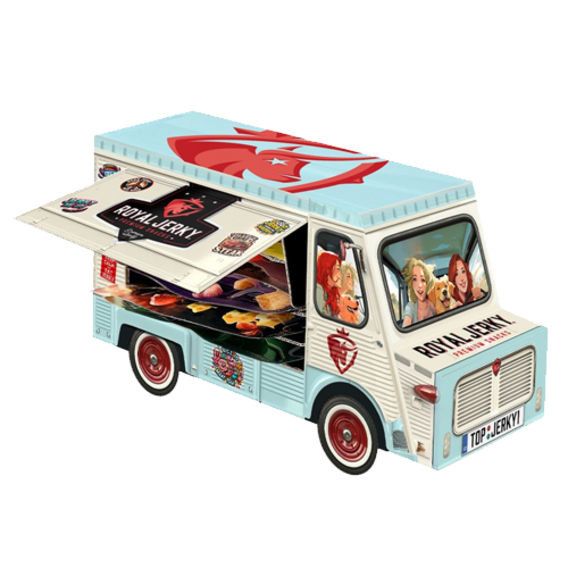 Royal Jerky Bestsellers FOOD TRUCK plný sušeného masa (7x jerky) - Food Truck